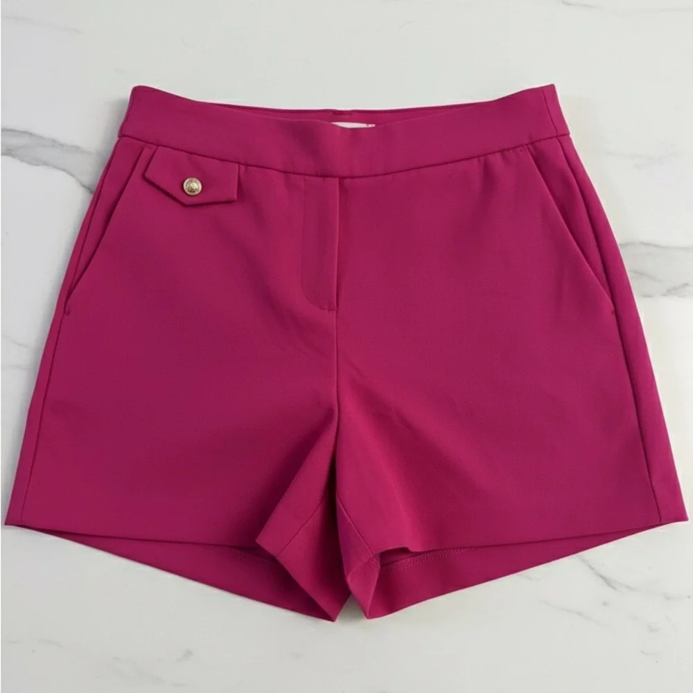 Rachel Zoe Fuchsia Tailored Short – Size 2 - Picture 2 of 7